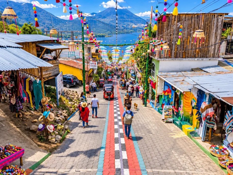 Lago Atitlán en Guatemala